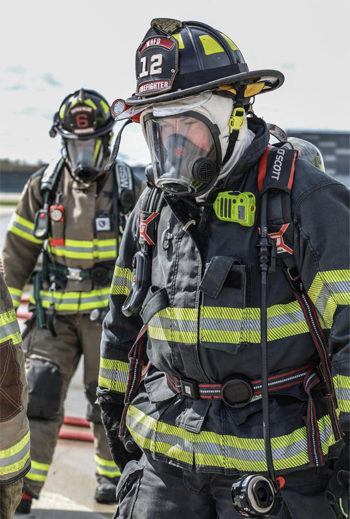Two Firefighters in Gear