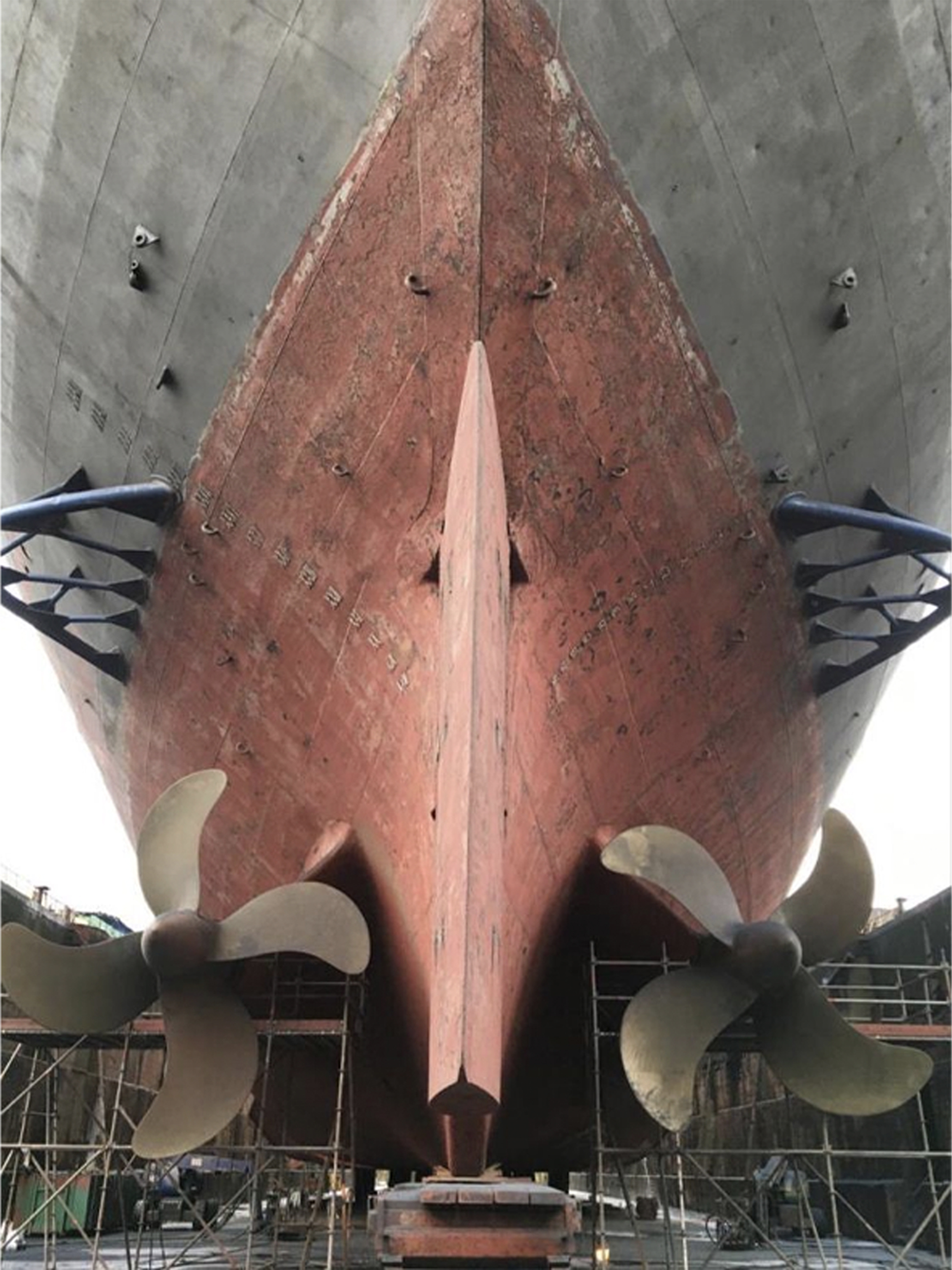 Ship in Dry Dock